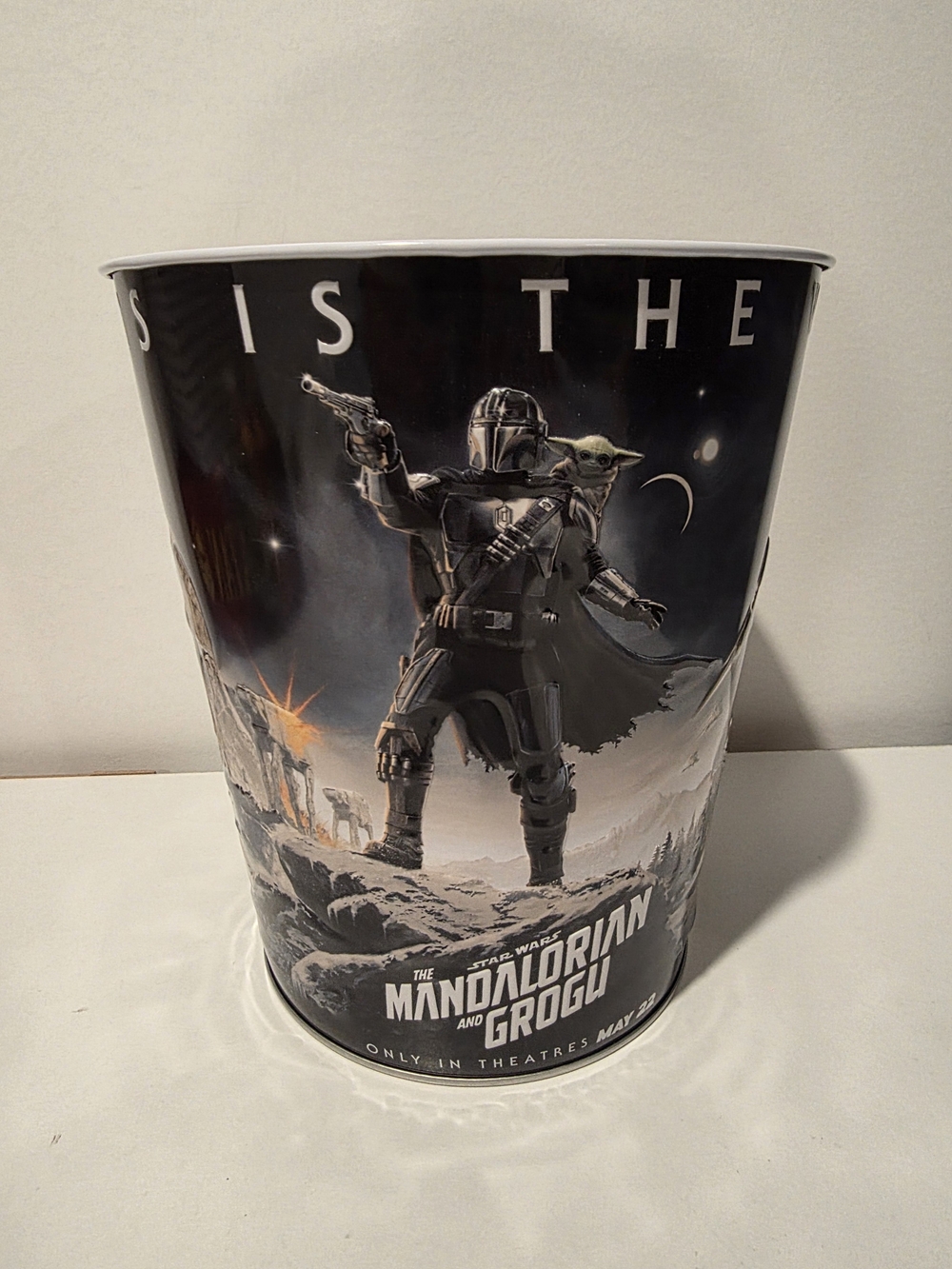 The Mandalorian and Grogu Movie Popcorn Bucket - Black